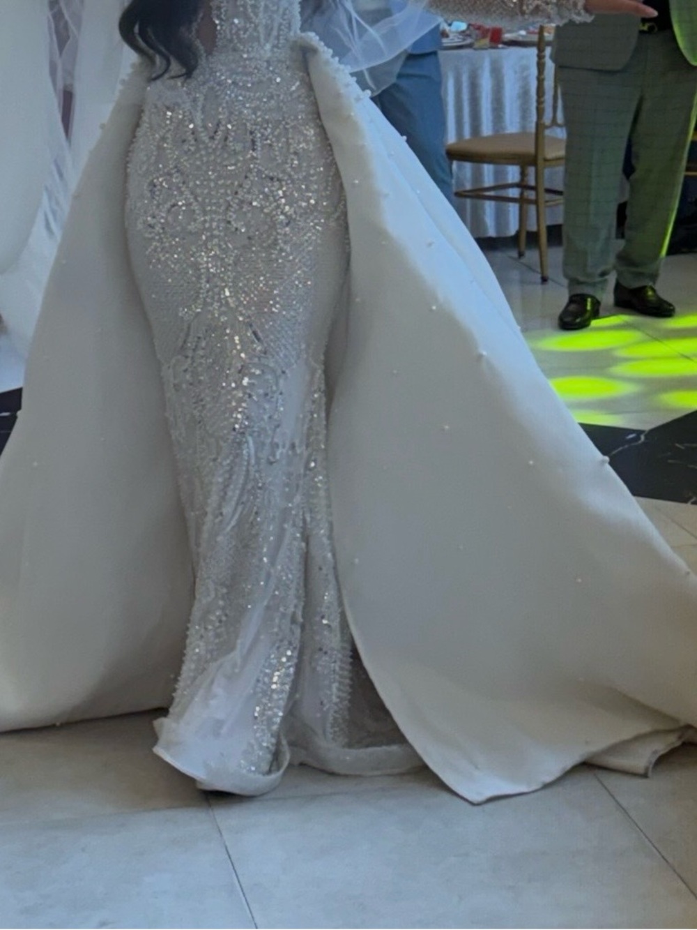 Fjolla Haxhismajli Kosovo Designer Overskirt Wedding Dress